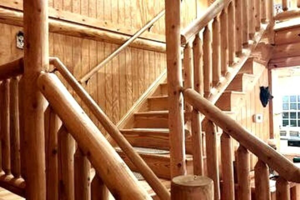 Basye One Of A Kind Rustic Log Cabin Near Bryce Resort - Large Game Room - Fire Pit - Large Deck - Bbq מראה חיצוני תמונה